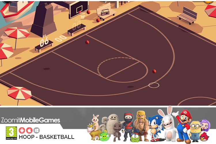 بازی HOOP Basketball: پرتاب توپ در دنیای فانتزی بسکتبال