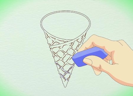 نقاشی بستنی,آموزش نقاشی بستنی,نقاشی از بستنی