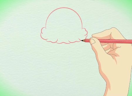 نقاشی بستنی,آموزش نقاشی بستنی,نقاشی از بستنی