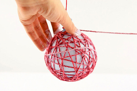 کاردستی های ساده تزئینی کاردستی گوی تزئینی,کاردستی کودکان,آموزش کاردستی