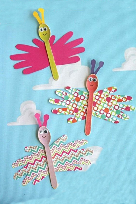 کاردستی با قاشق یکبار مصرف کاردستی با قاشق یکبار مصرف,درست کردن کاردستی با ظروف یک بار مصرف,ساخت کاردستی