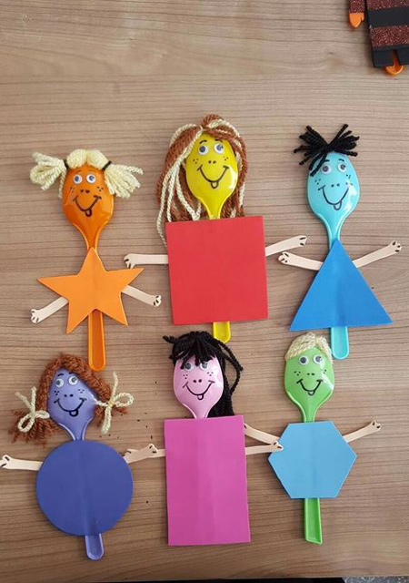 کاردستی با قاشق یکبار مصرف کاردستی با قاشق یکبار مصرف,آموزش کاردستی ساده,ساخت کاردستی