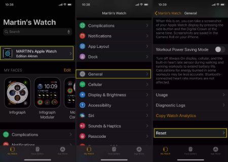 باز کردن قفل Apple Watch, راه اندازی اپل واچ