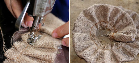 خلاقیت با گونی های بی استفاده کارهای هنری با پارچه های کنفی,خلاقیت با گونی های بی استفاده,کاردستی با پارچه های کنفی