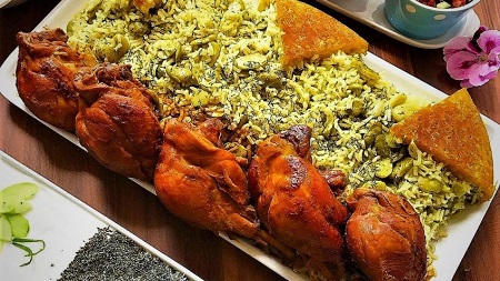 طرز تهیه باقالی پلو با مرغ مجلسی, طرز تهیه باقالی پلو با مرغ زعفرانی, خواص باقالی پلو با مرغ