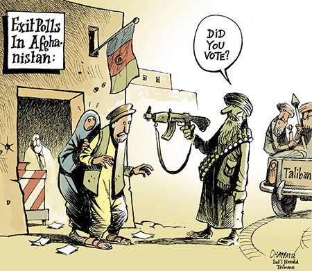 وضعیت افغانستان در قالب کارتون, کاریکاتور وضعیت افغانستان, کاریکاتور از وضعیت افغانستان
