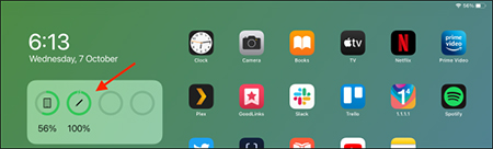 شارژ کردن اپل پنسل , برای شارژ کردن مداد اپل با کابل