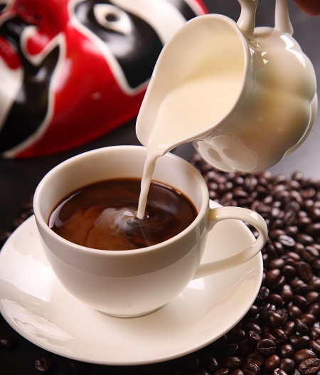 آموزش شیر قهوه, طرز تهیه شیر قهوه غلیظ, طرز تهیه شیر قهوه