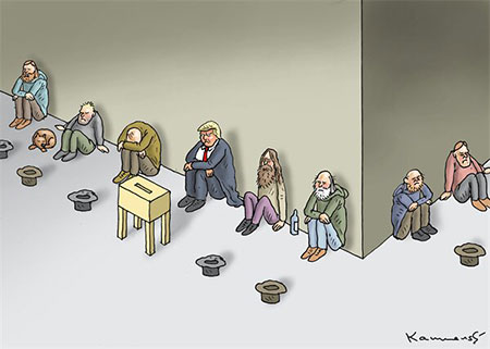 کاریکاتور امریکا, کاریکاتور سیاسی ایران