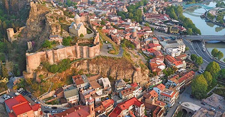 عکس شهر تفلیس مکان های تفریحی گرجستان,مکان های دیدنی گرجستان,مقاصد گردشگری گرجستان