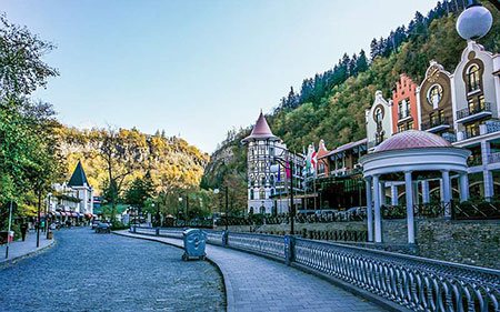 عکس شهر برجومی مکان های تفریحی گرجستان,مکان های دیدنی گرجستان,مقاصد گردشگری گرجستان