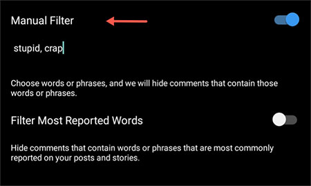 نظرات توهین آمیز را در اینستاگرام مسدود کنید فیلتر کردن نظرات توهین آمیز در اینستاگرام, آموزش فیلتر کردن و حذف خودکار کامنتها در اینستاگرام