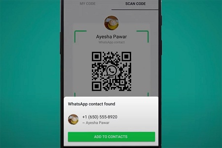 افزودن مخاطب در واتس اپ با QR Code, کد QR واتس آپ, اضافه کردن مخاطب واتساپ با کد Qr