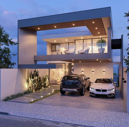 طراحی شیک ترین نماهای ساختمان ویلا, ایده هایی برای نماهای ساختمان, انواع طراحی های نمای ساختمان ویلا