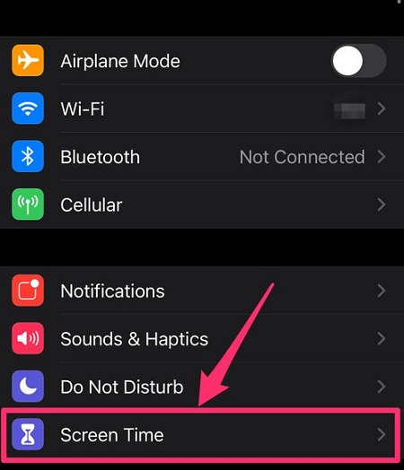 Screen Time چیست, آموزش قفل موقت برنامه ها در آیفون, بازکردن قفل موقت برنامه ها در آیفون