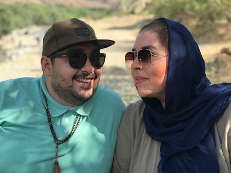 مهناز کرباسچیان به همراه برادر مرحومش محمد کلهر خانواده مهناز کرباسچیان, زندگینامه ی مهناز کرباسچیان, مهناز کرباسچیان