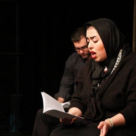 مهناز کرباسچیان در نمایشنامه خوانی افرا زندگی نامه مهناز کرباسچیان, مهناز کرباسچیان و همسرش, عکس های مهناز کرباسچیان