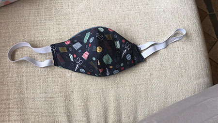 راهنمای دوخت ماسک, تکنیک های دوخت ماسک پارچه ای