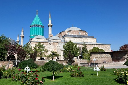عکس آرامگاه مولوی در ترکیه, آرامگاه مولوی در قونیه, آرامگاه مولانا