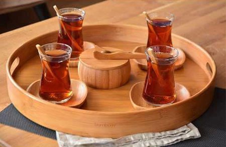 سرویس های بامبو،شیک ترین سرویس بامبو مدل فنجان بامبو,مدل اردورخوری بامبو