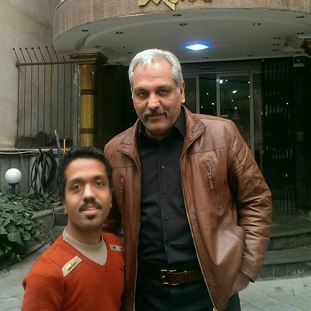 تصویر امید علیمردانی در کنار مهران مدیری تصویر امید علیمردانی, امید علیمردانی, بیوگرافی امید علیمردانی