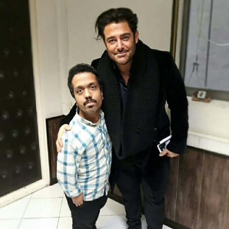 امید علیمردانی در کنار محمدرضا گلزار امید علیمردانی, بیوگرافی امید علیمردانی, عکس های امید علیمردانی