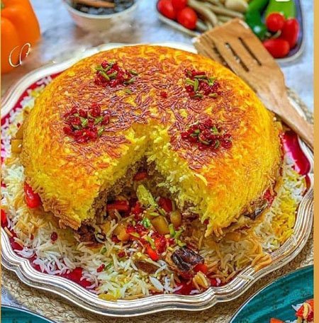 رسپی رنگین پلو, رنگین پلو, طرز تهیه رنگین پلو با مرغ