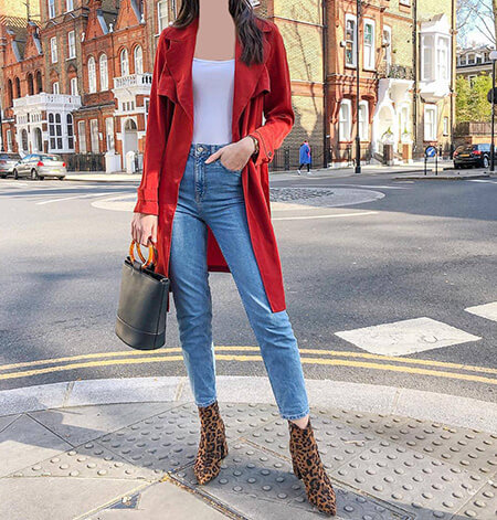 رنگ های مناسب ست کردن با رنگ قرمز,بهترین رنگ های مناسب برای ست کردن با قرمز,ایده هایی برای ست با مانتو قرمز