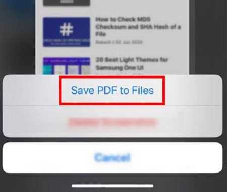 آموزش ذخیره وب سایت به صورت فایل PDF در iOS, آموزش ذخیره وب سایت به ‌صورت پی دی اف, استفاده از مرورگر کروم برای ذخیره وب سایت