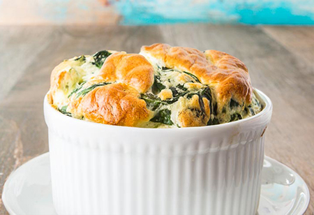 مواد لازم سوفله اسفناج, طرزتهیه سوفله اسفناج و پنیر, سوفله اسفناج و سیب زمینی