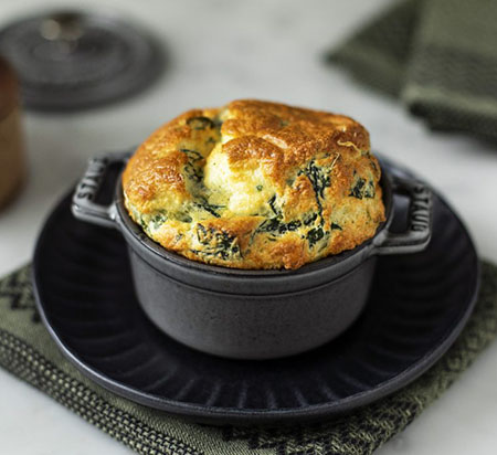 تهیه سوفله اسفناج, سوفله اسفناج, طرز تهیه سوفله اسفناج