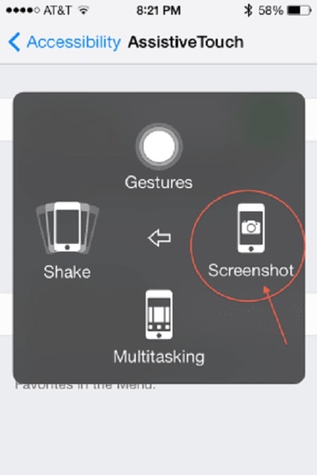 اسکرین شات ایفون با ضربه, گرفتن عکس از صفحه آیفون یا آیپد, گرفتن عکس از صفحه گوشی آیفون