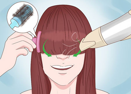 کوتاهی موی چتری کوتاه کردن موی چتری,کوتاهی موی چتری,اموزش کوتاه کردن موی چتری