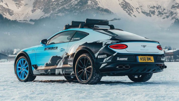 Bentley Continental GT Ice Racing