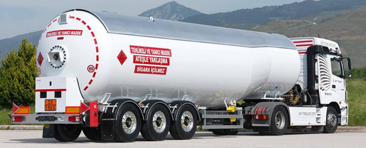 lpg trailer نفت کش تانکر