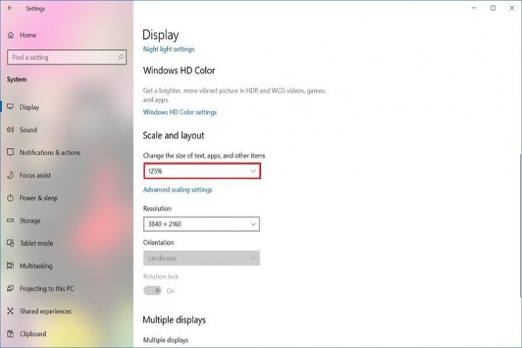 تنظیم چندین نمایشگر ویندوز ۱۰/windows 10 multiple displays