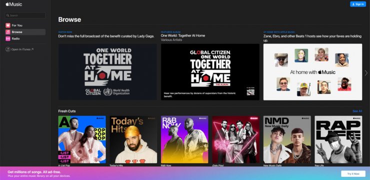 اپل موزیک وب / Apple Music for Web