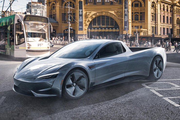 Tesla ute render