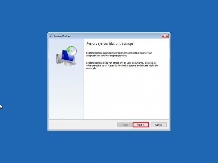 آموزش استفاده از System Restore در ویندوز 10