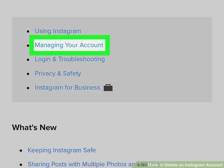 حذف اکانت اینستاگرام - 4