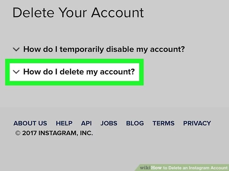 حذف اکانت اینستاگرام - 6