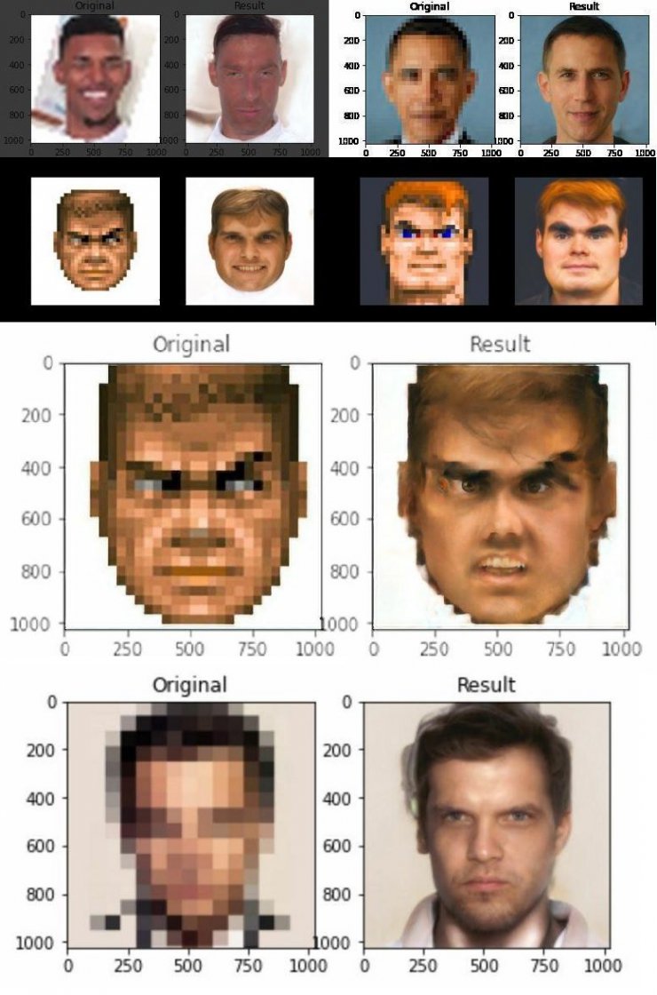 Face Depixelizer