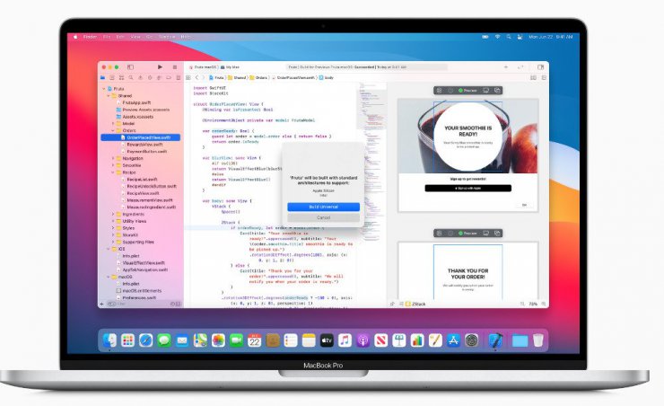 کامپایل مجدد اپ‌ها برای سازگاری با اپل سیلیکون با xCode