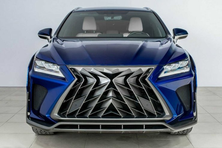 نمای جلو کراس اور لکسوس / lexus با رنگ آبی