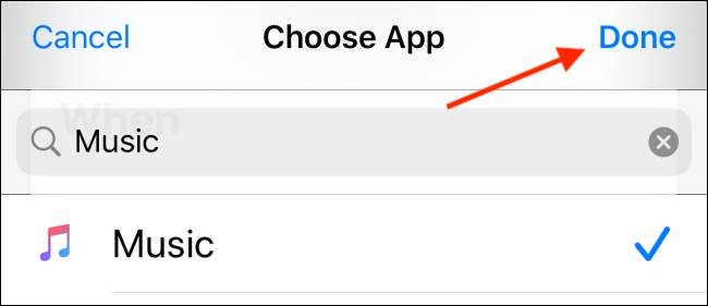 انتخاب اپلیکیشن برای اتصال خودکار ایرپاد