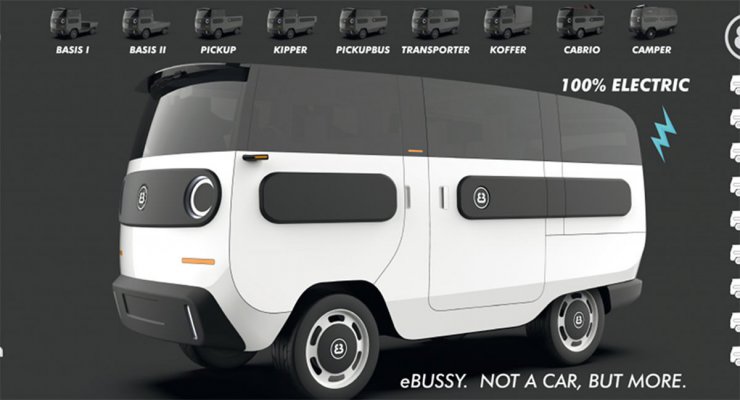 خودروی برقی ماژولار / eBussy Modular electric car