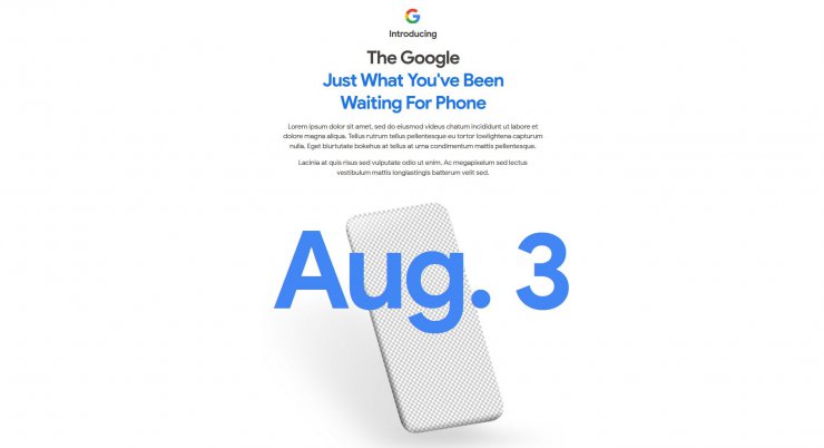 پوستر اعلام تاریخ معرفی پیکسل 4 ای گوگل / Google Pixel 4a