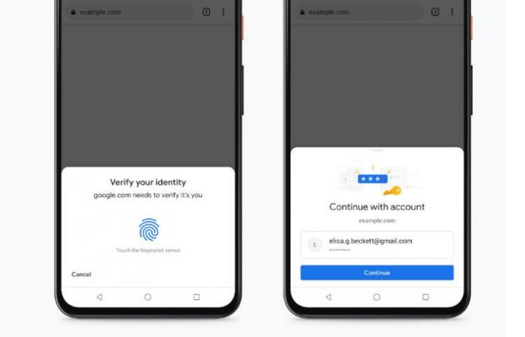 تایید هویت بیومتریک کاربر برای نمایش اطلاعات مالی و رمز عبور در کروم