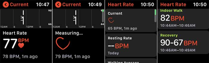 بررسی ضربان قلب در اپل واچ