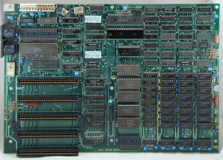 مادربرد کامپیوتر IBM PC 5150 اولین رایانه شخصی دنیا